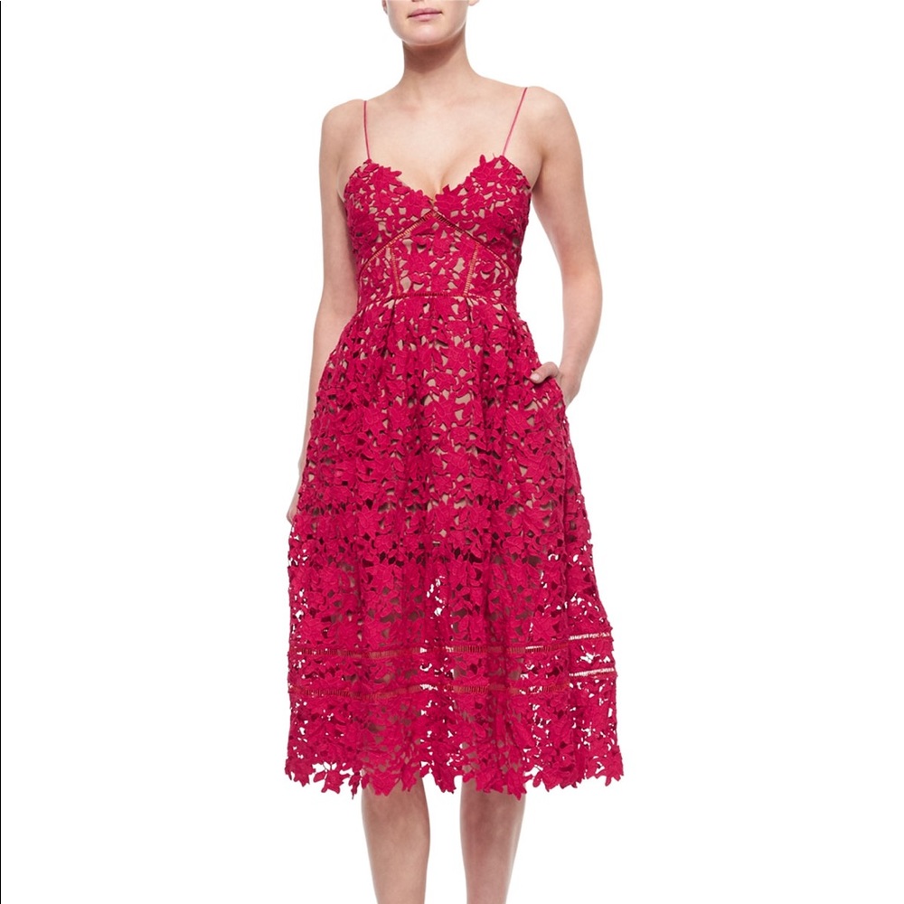Self-portrait Azealea Lace Dress - Picture 1 of 3
